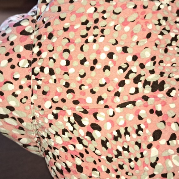 Apt.9 stretch blouse, size M black, white, gray, off pink - Picture 5 of 7